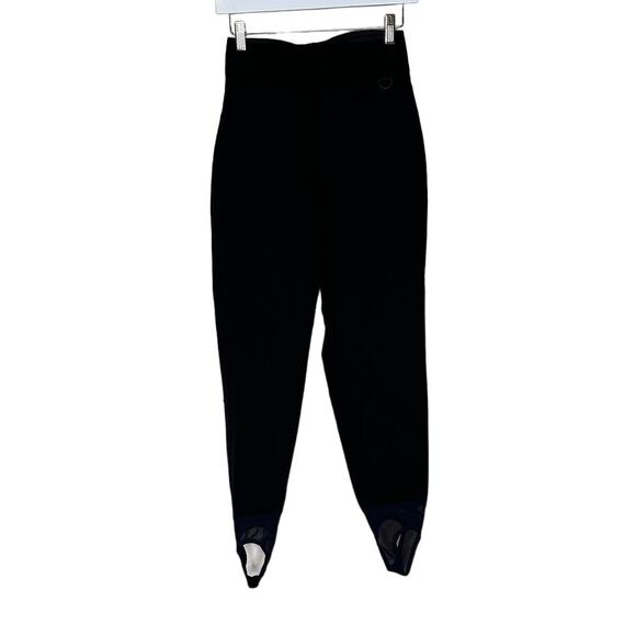Vintage Schoeller Black Stirrup Ski Pants size 8 - Picture 6 of 11